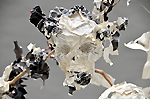 sculpture, skulls contemporary art, Piet.sO 2014.