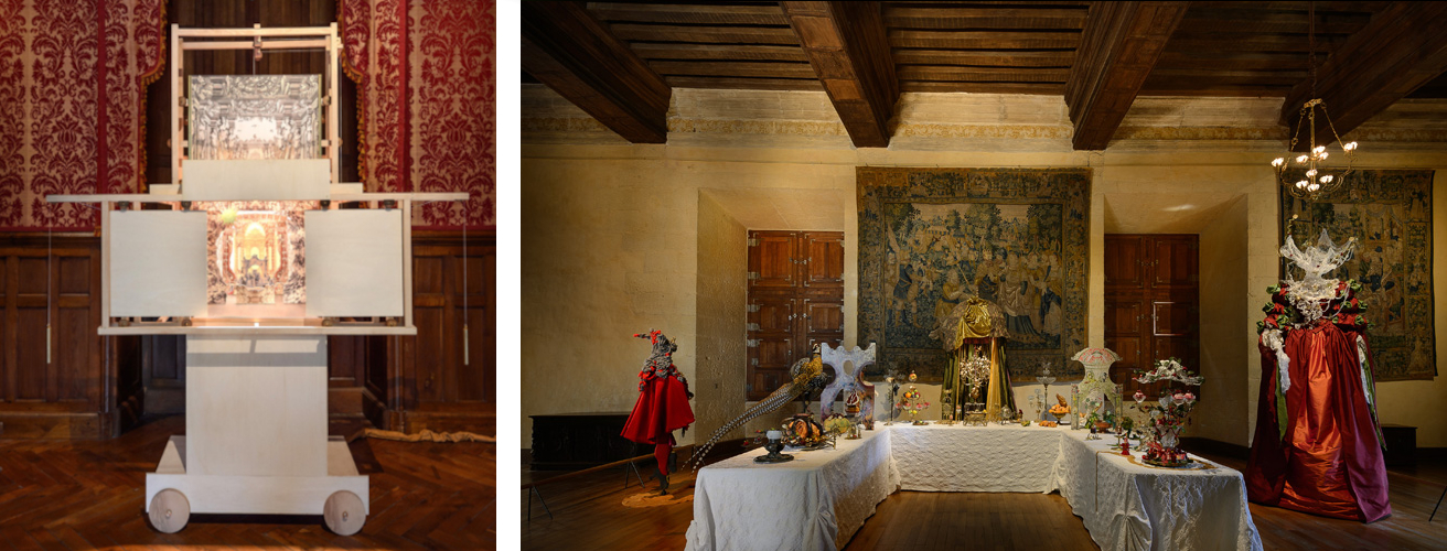 Peter Keene et Piet.sO - Psyché, robe automate, château d'Azay-le-rideau.