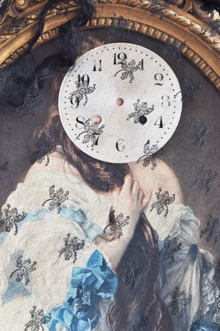  beyong the time, art collage Piet.sO 2025